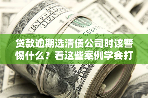 武汉贷款逾期选清债公司时该警惕什么？看这些案例学会打翻身仗