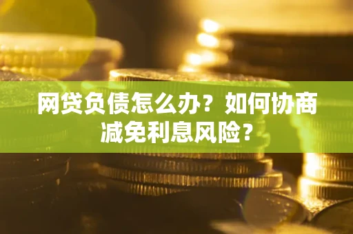 武汉网贷负债怎么办？如何协商减免利息风险？