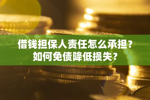 武汉借钱担保人责任怎么承担？如何免债降低损失？