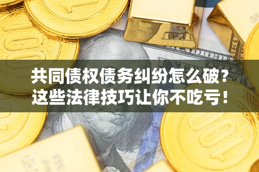 武汉共同债权债务纠纷怎么破？这些法律技巧让你不吃亏！