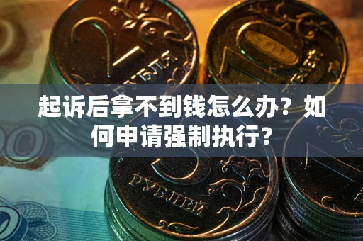 武汉起诉后拿不到钱怎么办？如何申请强制执行？