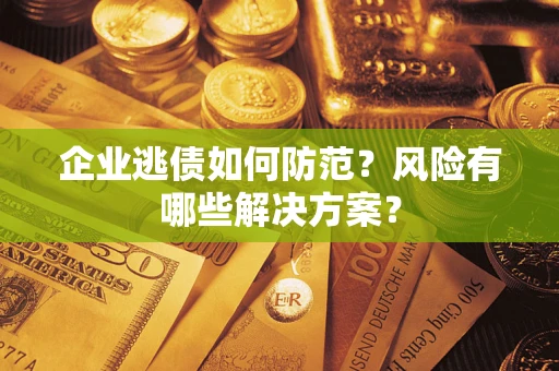 武汉企业逃债如何防范？风险有哪些解决方案？