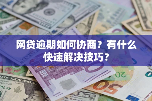 武汉网贷逾期如何协商？有什么快速解决技巧？
