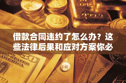 武汉借款合同违约了怎么办？这些法律后果和应对方案你必须知道