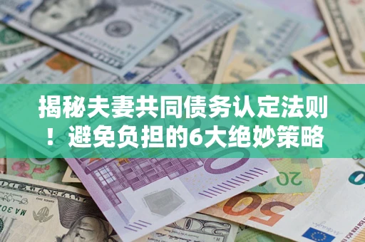 武汉揭秘夫妻共同债务认定法则！避免负担的6大绝妙策略