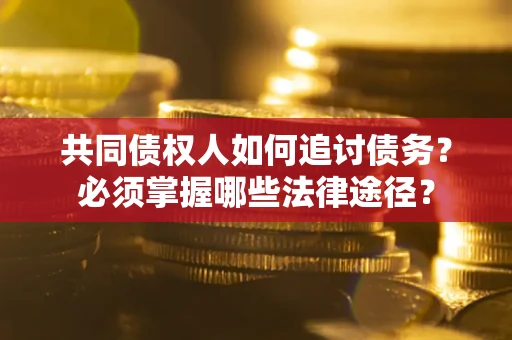 武汉共同债权人如何追讨债务？必须掌握哪些法律途径？
