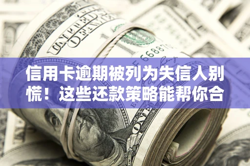 武汉信用卡逾期被列为失信人别慌！这些还款策略能帮你合法止损