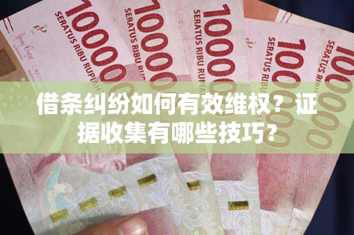 武汉借条纠纷如何有效维权？证据收集有哪些技巧？