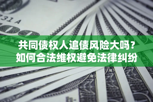武汉共同债权人追债风险大吗？如何合法维权避免法律纠纷？