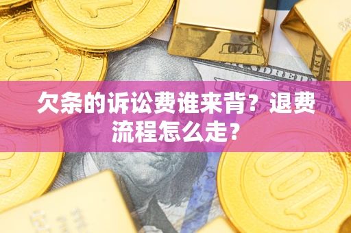 武汉欠条的诉讼费谁来背？退费流程怎么走？