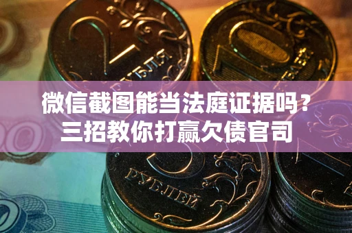 武汉微信截图能当法庭证据吗？三招教你打赢欠债官司